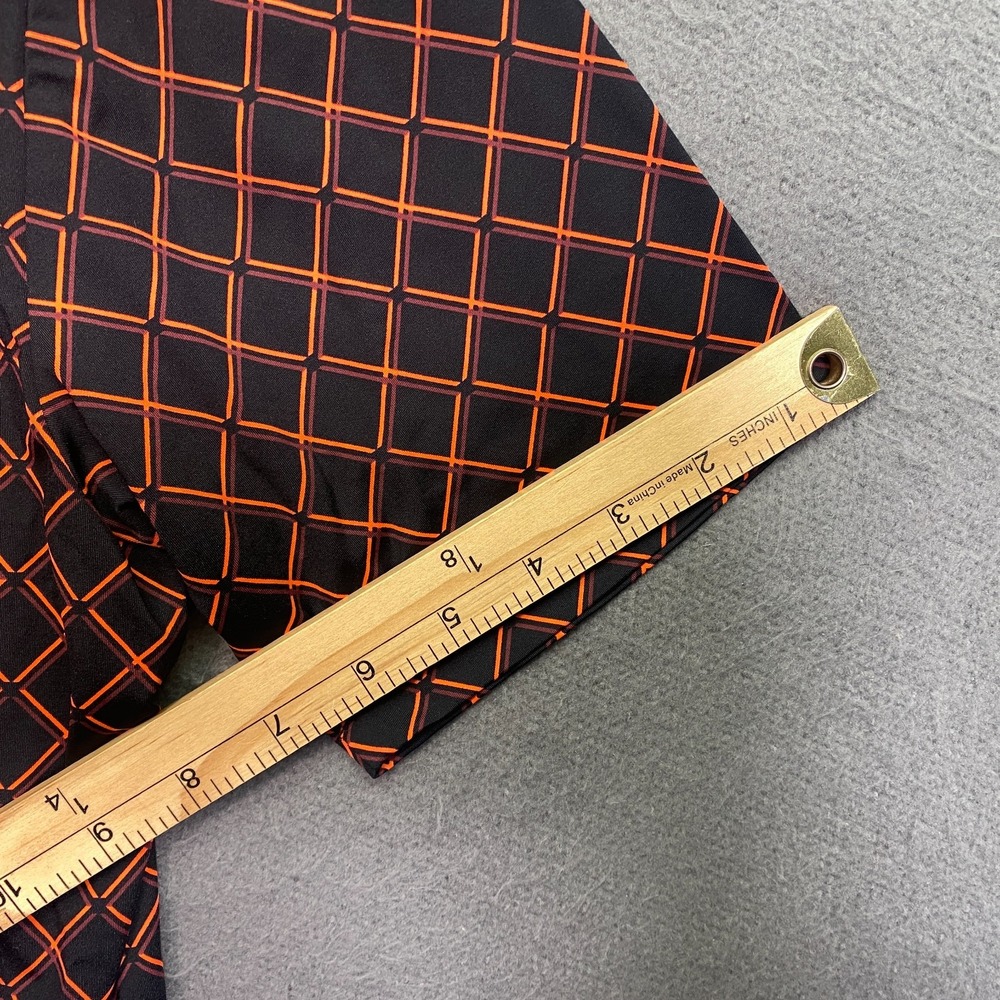 PXG Polo Shirt Small Harlequin Diamond Performance Luxury Snap Collar Golf Men - Picture 8 of 11